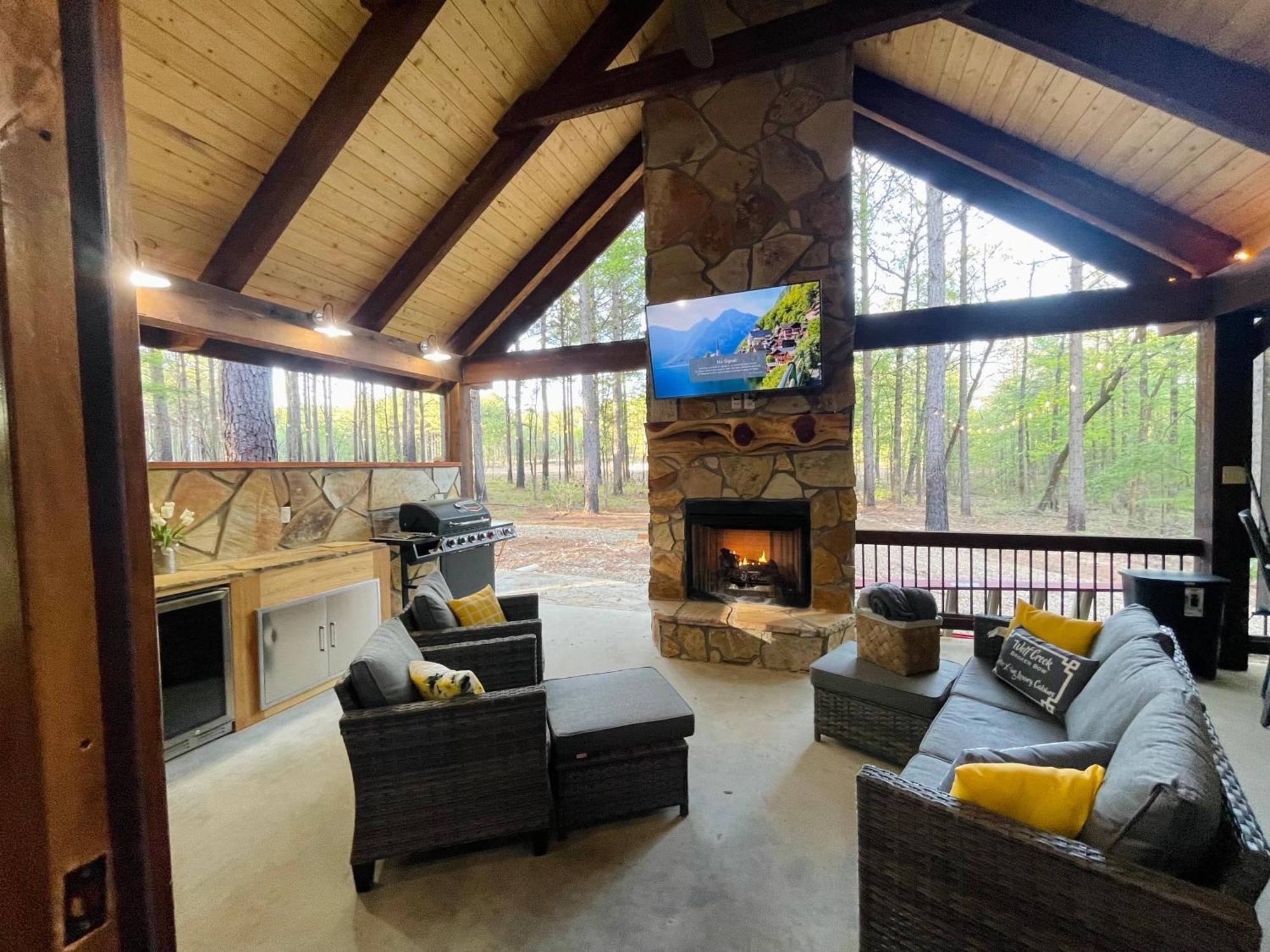 Wolf Creek Luxury Cabin Broken Bow Kültér fotó